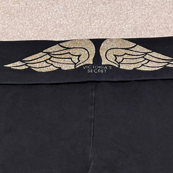 COPY - Victoria's Secret - Women's Fold Over Yoga Pants with VS Angel Wings - S… - Picture 3 of 5